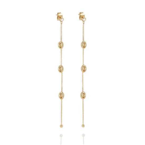 Orecchini da donna ZAG Bijoux Long in acciaio dorato MISURA UNICA