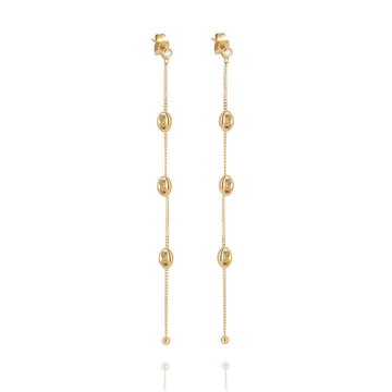 Orecchini da donna ZAG Bijoux Long in acciaio dorato MISURA UNICA