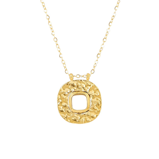 Collana girocollo ZAG Bijoux acciaio dorato pietra bianca MISURA UNICA