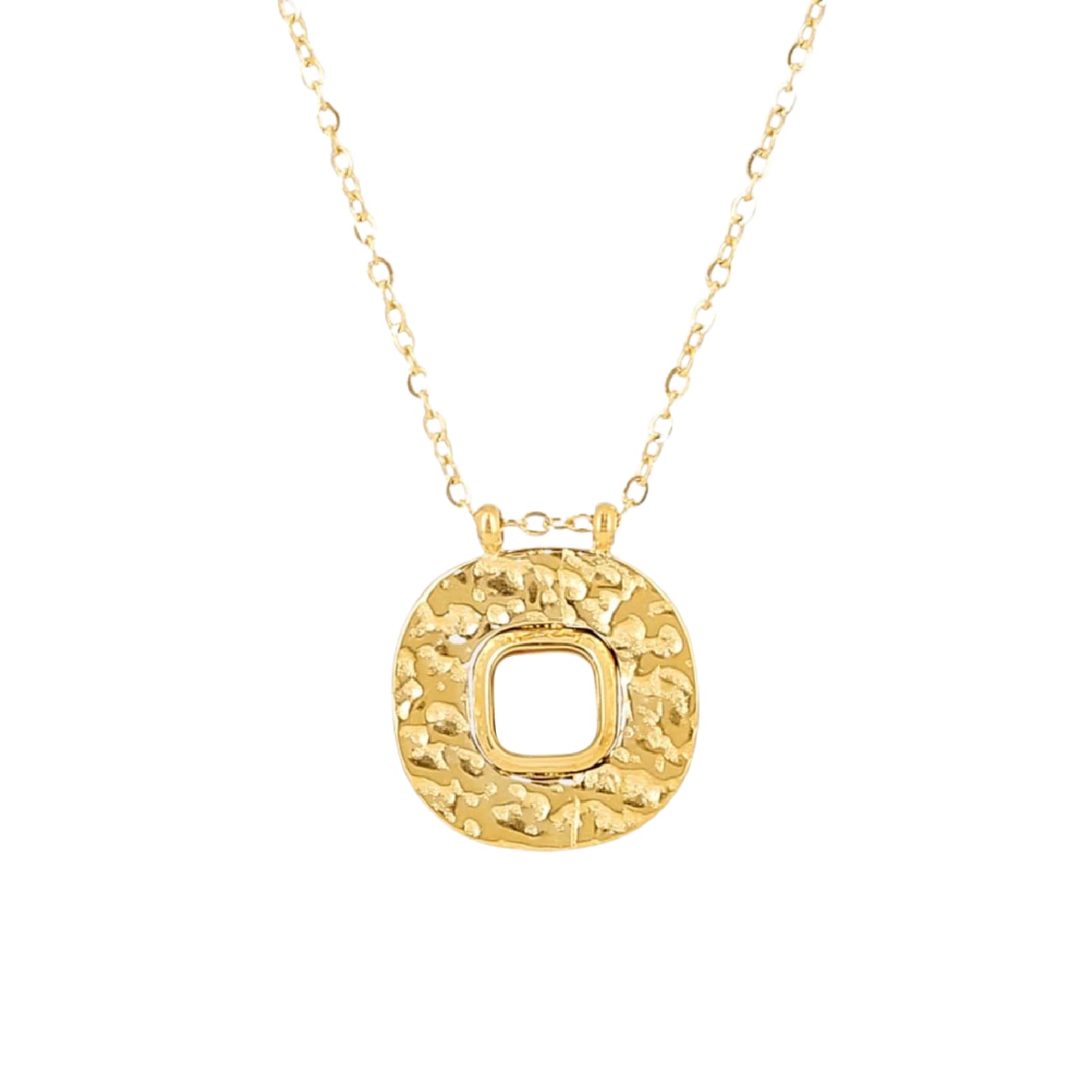 Collana girocollo ZAG Bijoux acciaio dorato pietra bianca MISURA UNICA