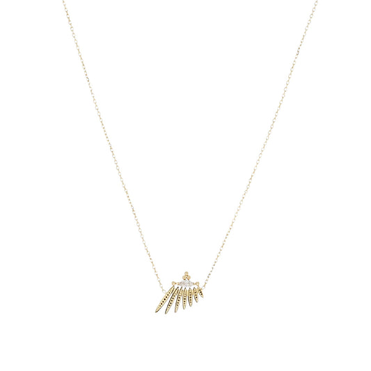 Collana girocollo ZAG Bijoux in acciaio dorato con zirconi MISURA UNICA