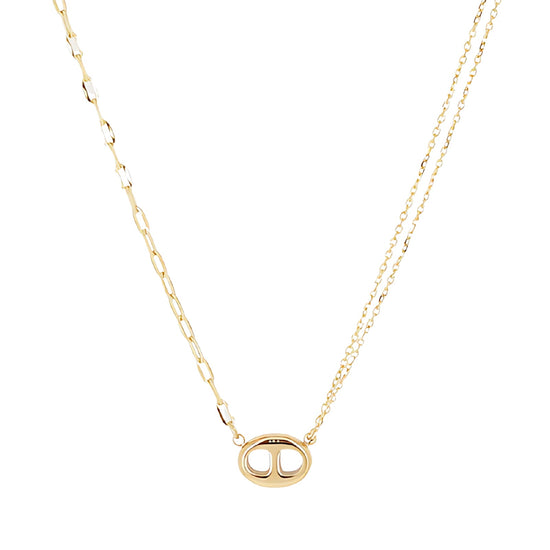 Collana girocollo da donna ZAG Bijoux Flint in acciaio dorato MISURA UNICA