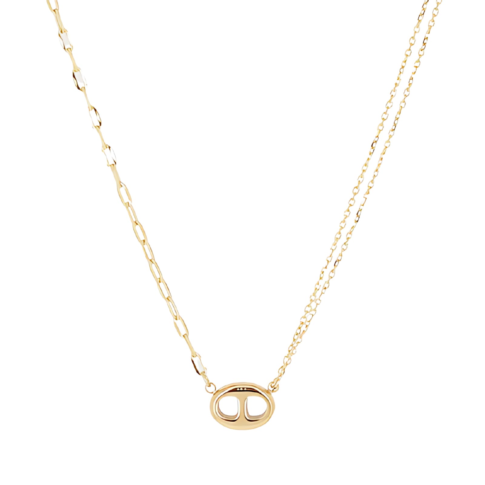 Collana girocollo da donna ZAG Bijoux Flint in acciaio dorato MISURA UNICA