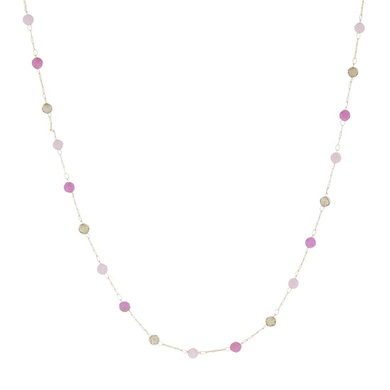 Collana girocollo ZAG Bijoux acciaio oro con pietre viola MISURA UNICA