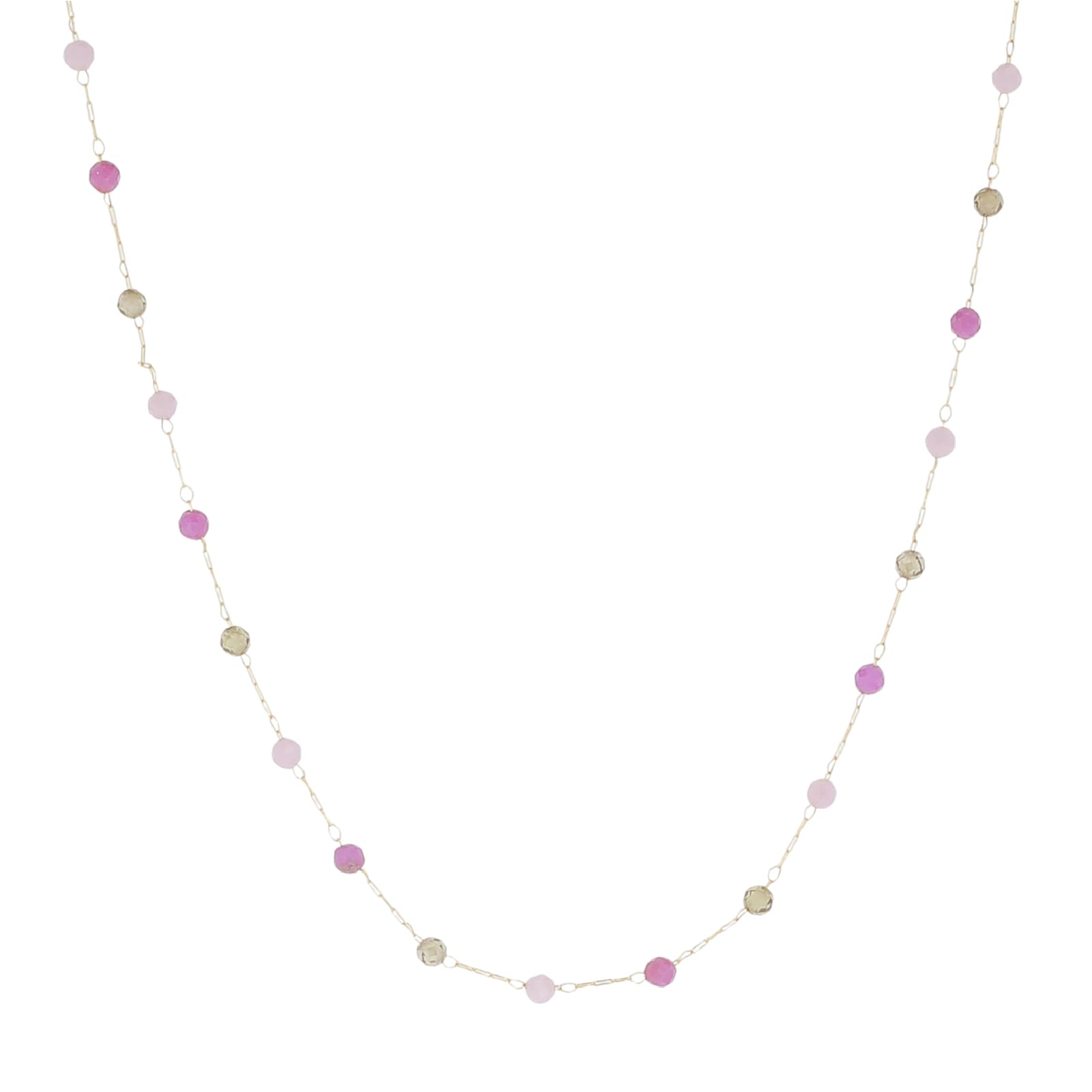 Collana girocollo ZAG Bijoux acciaio oro con pietre viola MISURA UNICA