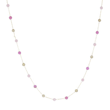 Collana girocollo ZAG Bijoux acciaio oro con pietre viola MISURA UNICA