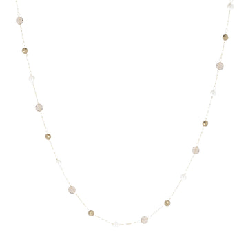 Collana girocollo ZAG Bijoux in acciaio dorato con quarzo MISURA UNICA