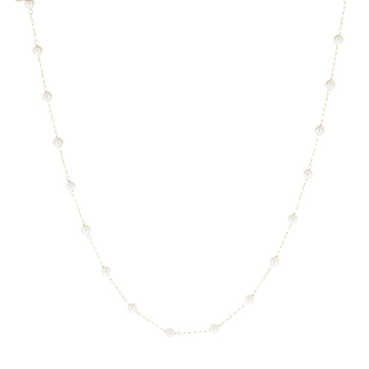 Collana girocollo ZAG Bijoux acciaio dorato con madreperla MISURA UNICA