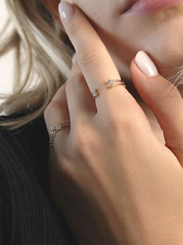 anelli con diamanti BURATO