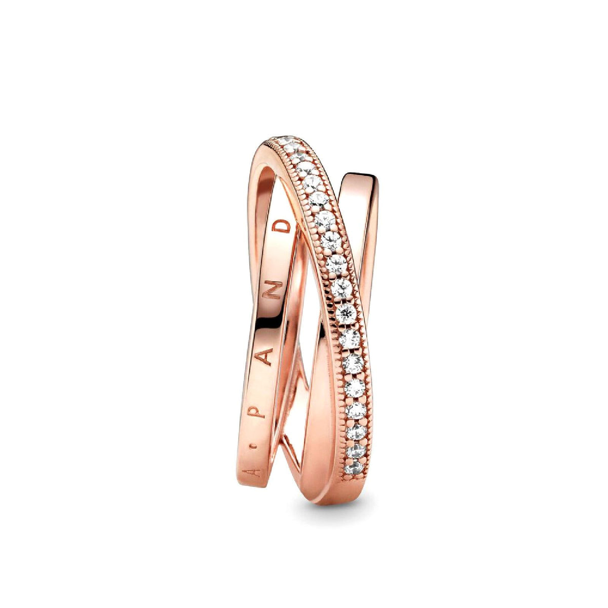 Pandora anello linee intrecciate sales