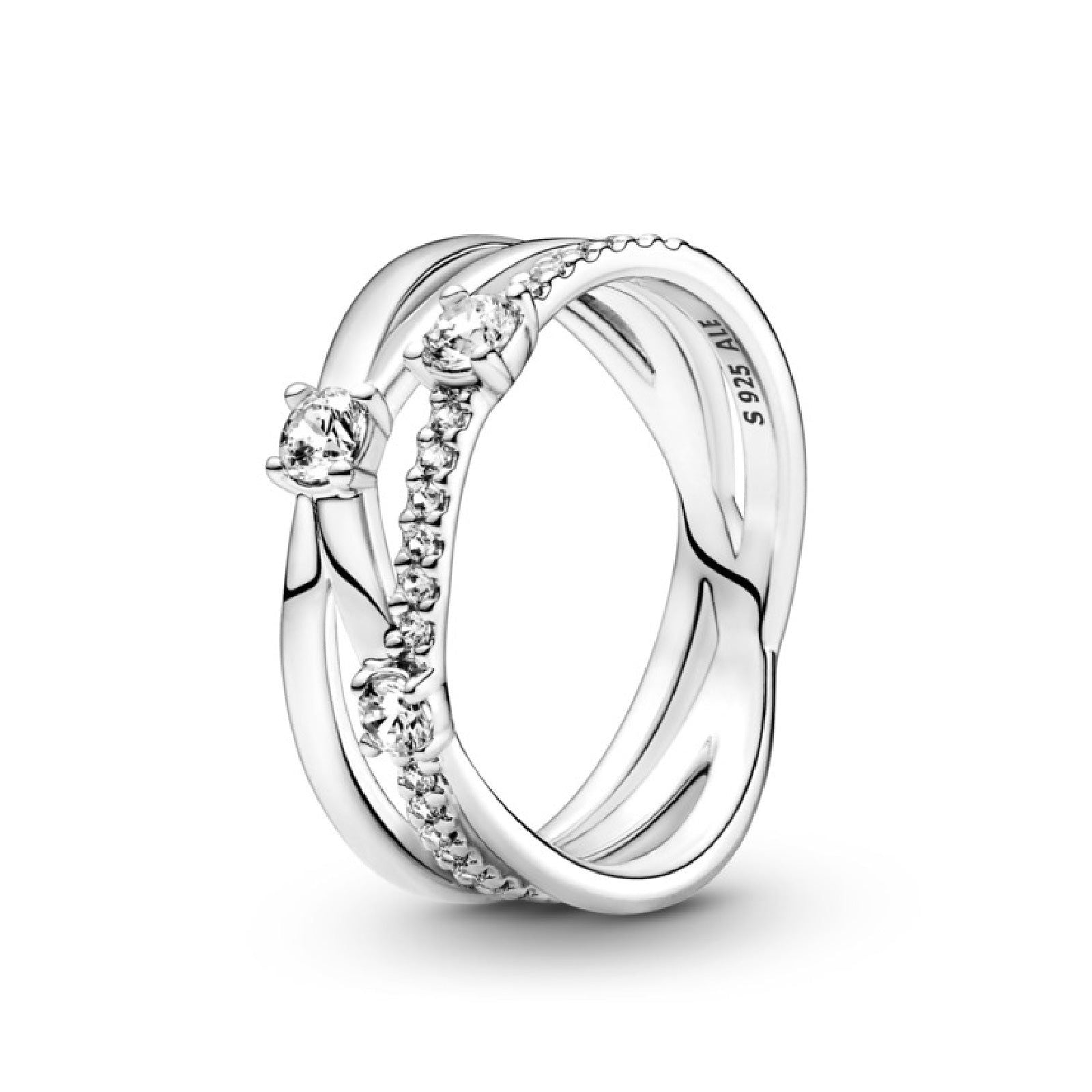 Anello Fascia Catalogo Pandora 2022 Anelli Anello Con Doppi Cerchi