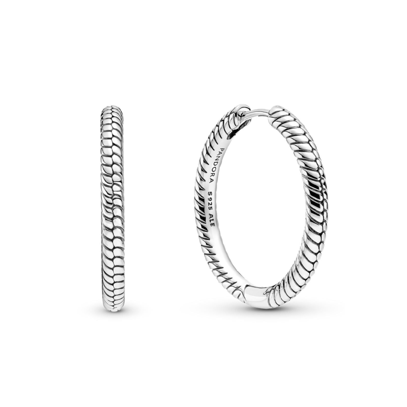 Cerchi Sterling Silver Donna Orecchini A Cerchio In Argento Sterling 925, Diametro 30 Mm (1,2"), Spessore 5 Mm - Nuovi Senza Etichette! Orecchini Donna Semplici - Foto 12