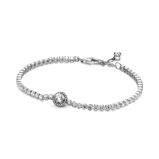 Bracciale tennis scintillante con punto luce 599416C01-1