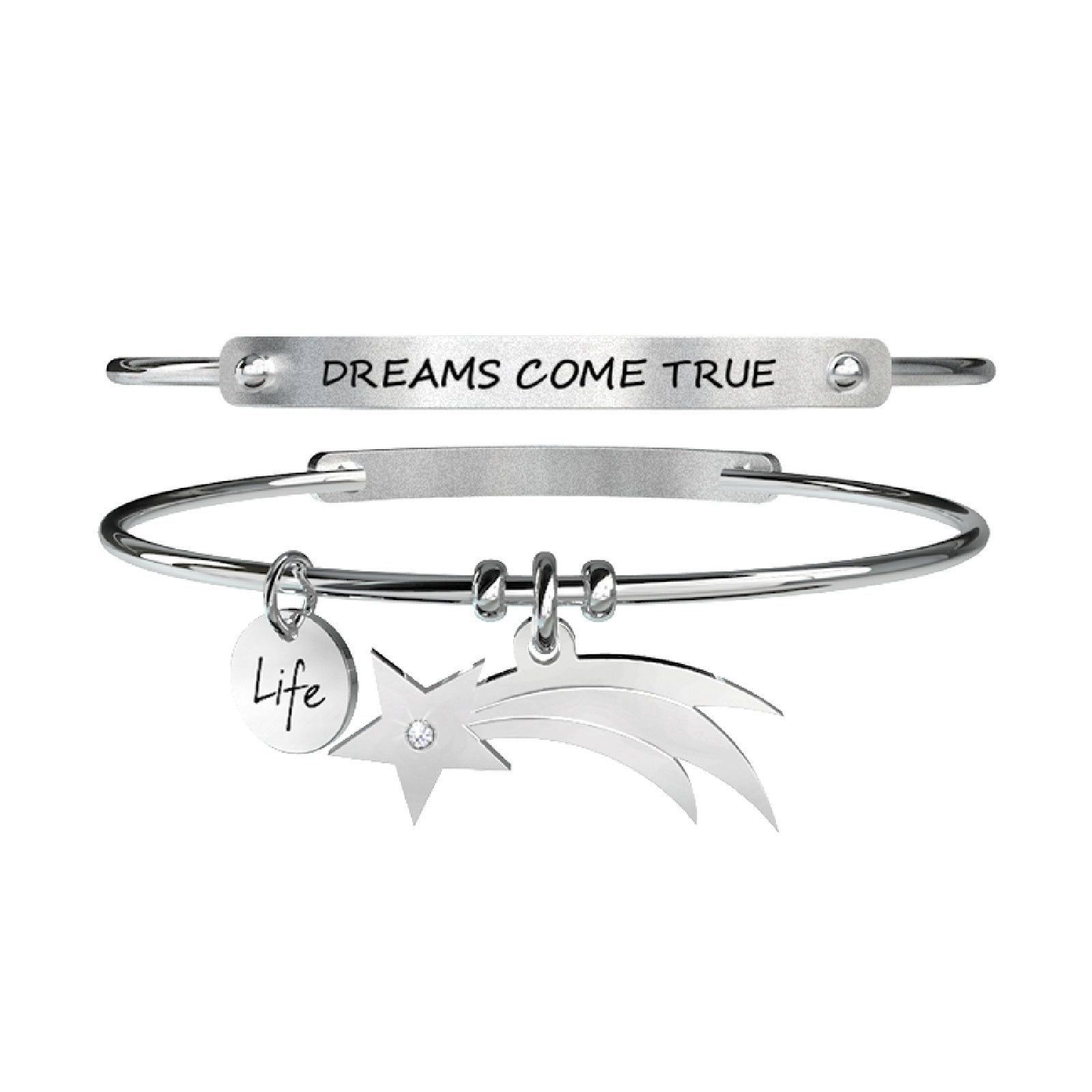 KIDULT - Bracciale in acciaio 316L smalto cristalli | Philosophy