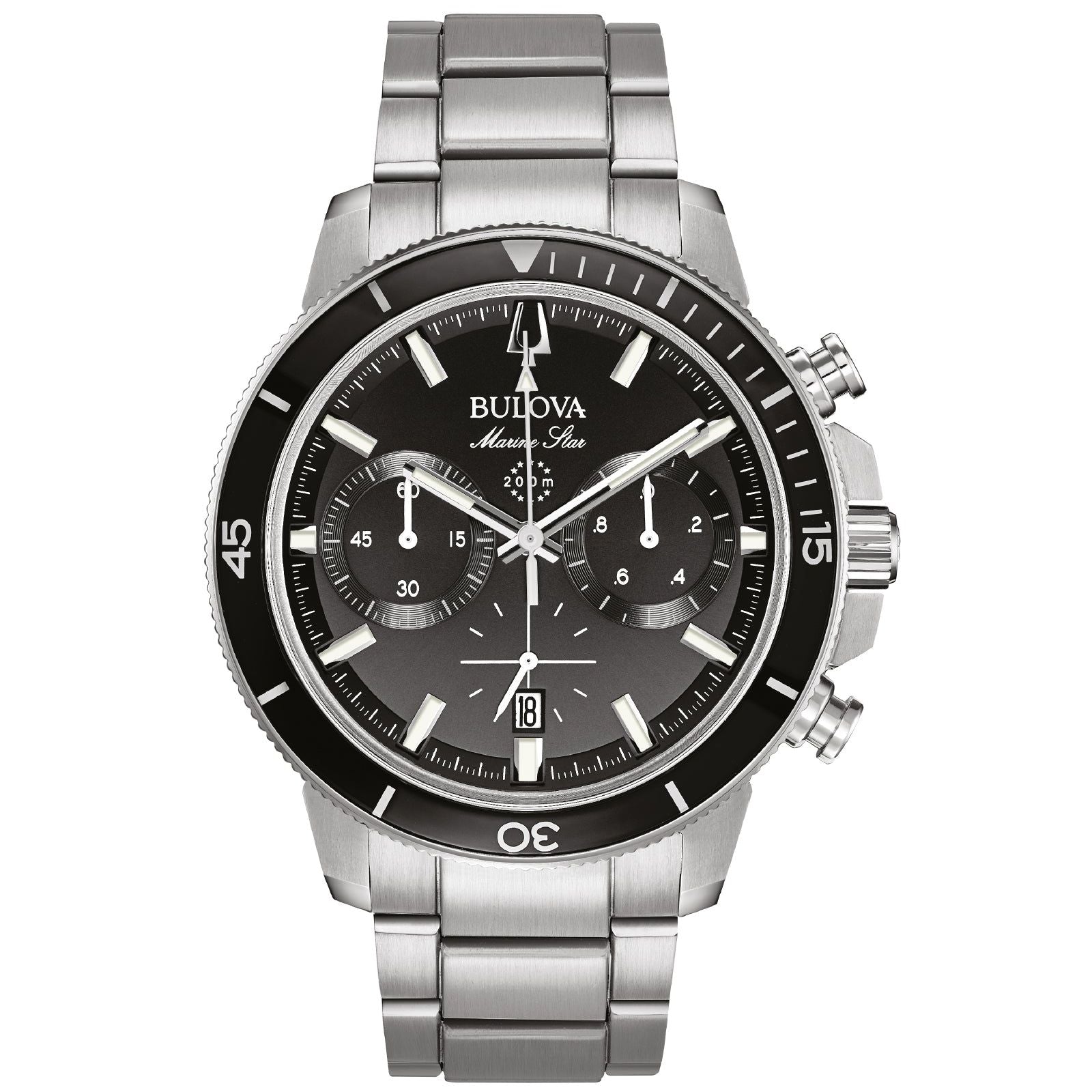Orologio crono Bulova Marine Star da uomo 96B272-1