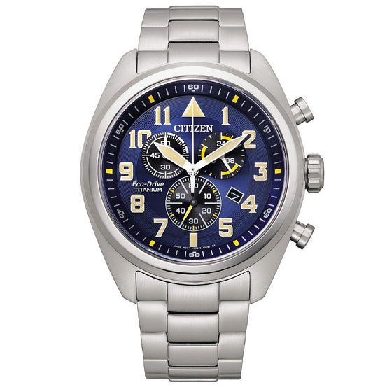 Orologio cronografo Citizen Super Titanium da uomo AT2480-81L-1