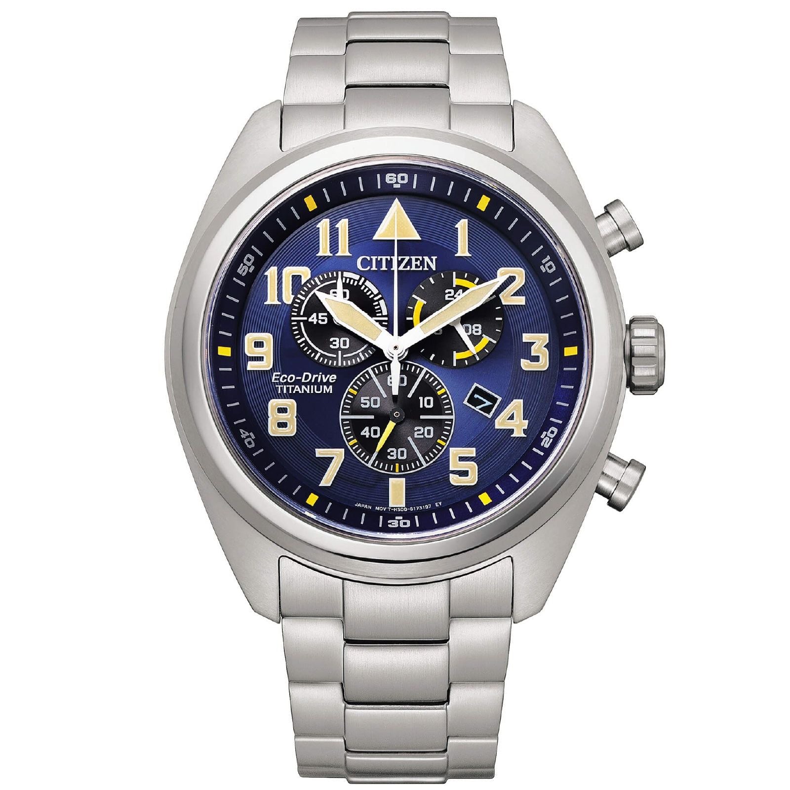 Orologio cronografo Citizen Super Titanium da uomo AT2480-81L-1