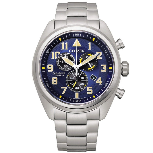 Orologio cronografo Citizen Super Titanium da uomo AT2480-81L-1