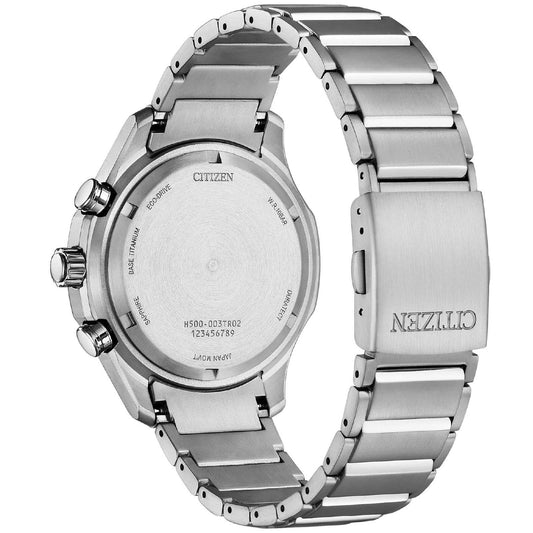 Orologio cronografo Citizen Super Titanium da uomo AT2530-85L-2
