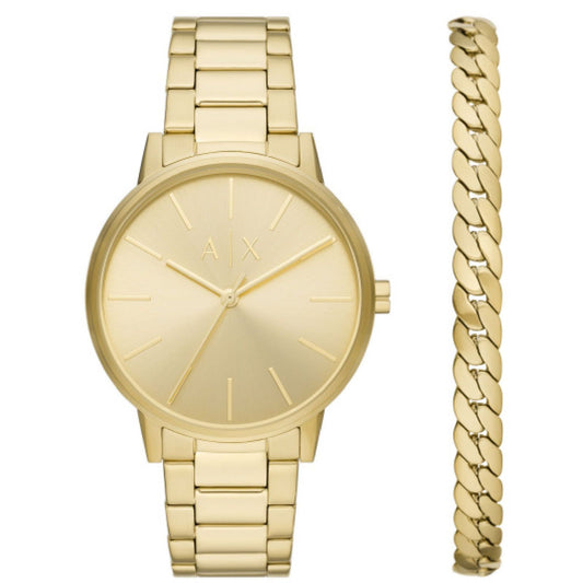 Cofanetto orologio solo tempo Armani Exchange da uomo AX7144SET-1