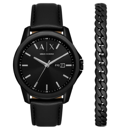 Cofanetto Orologio solo tempo Armani Exchange da uomo AX7147SET-1