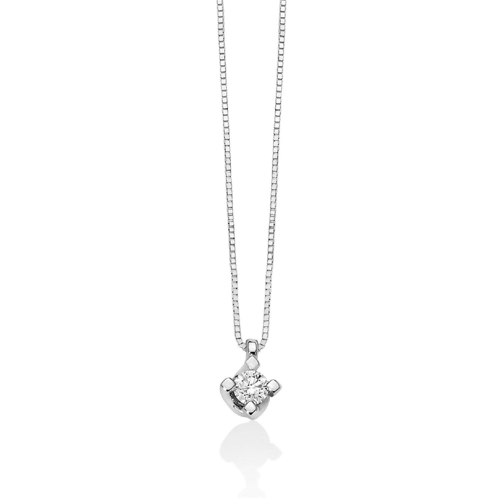 Collana Miluna Collier Punto Luce da donna1