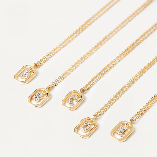 Collana PDPAOLA Letters Mini da donna CO01-518-U-4