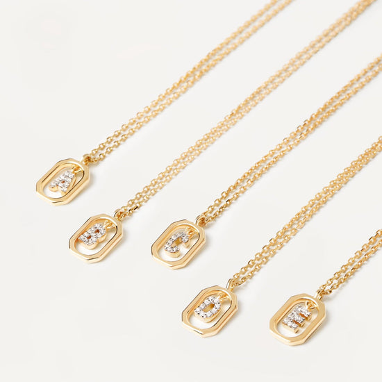 Collana PDPAOLA Letters Mini da donna CO01-523-U-4