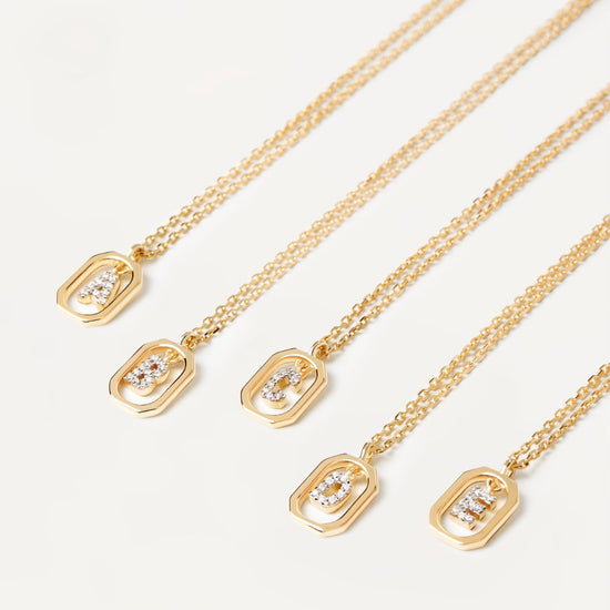 Collana PDPAOLA Letters Mini da donna CO01-533-U-4