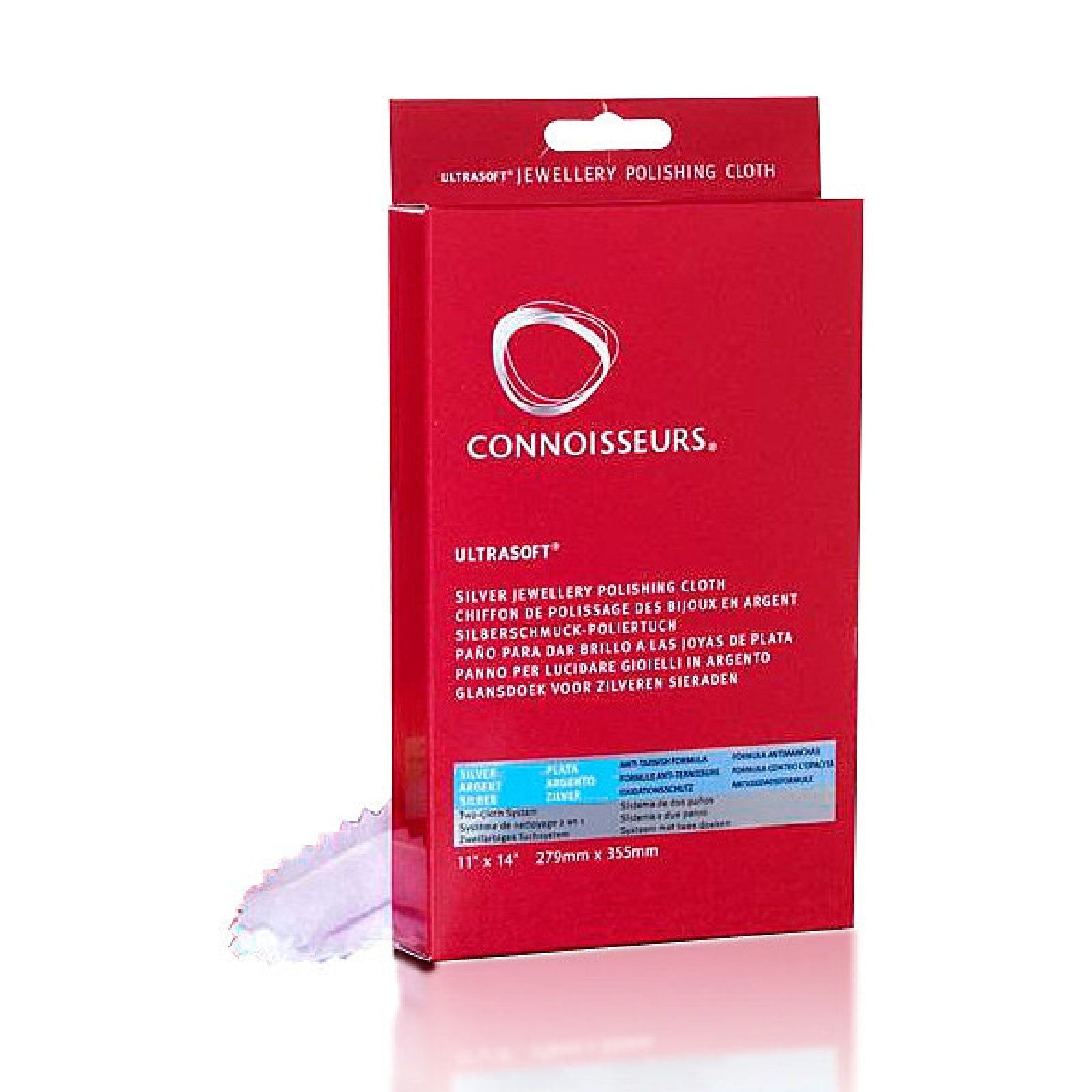 Panno Lucidante Connoisseurs Per Argento | 28x35cm | 100% Cotone | Rimuove Ossidazione - Foto 9