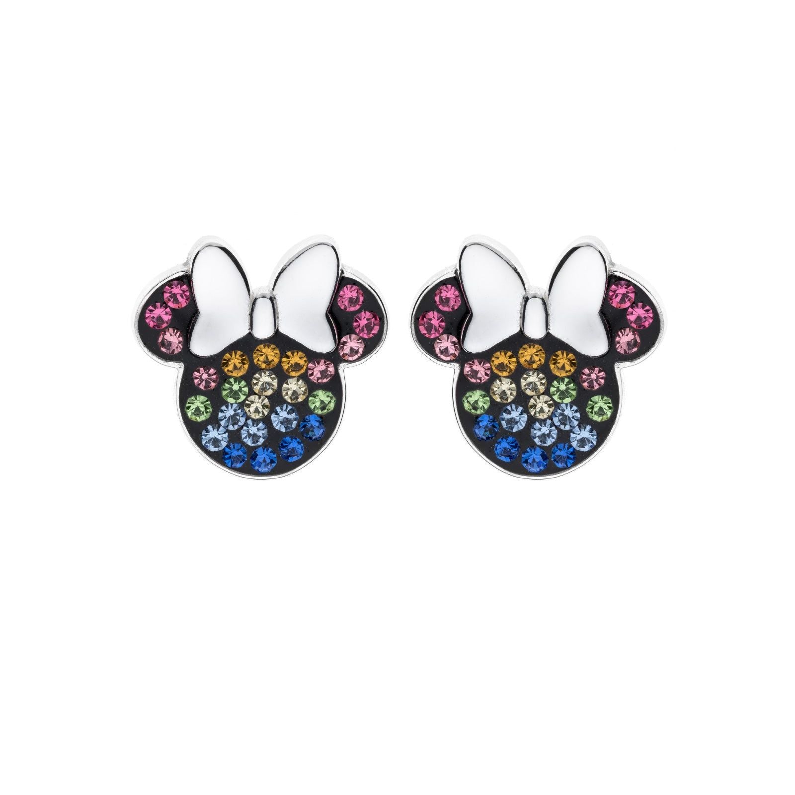 Porta la Magia con Te: Orecchini Disney Minnie Mouse Rosa Argento Porta la Magia con Te: Orecchini Disney Minnie Mouse Rosa Argento
