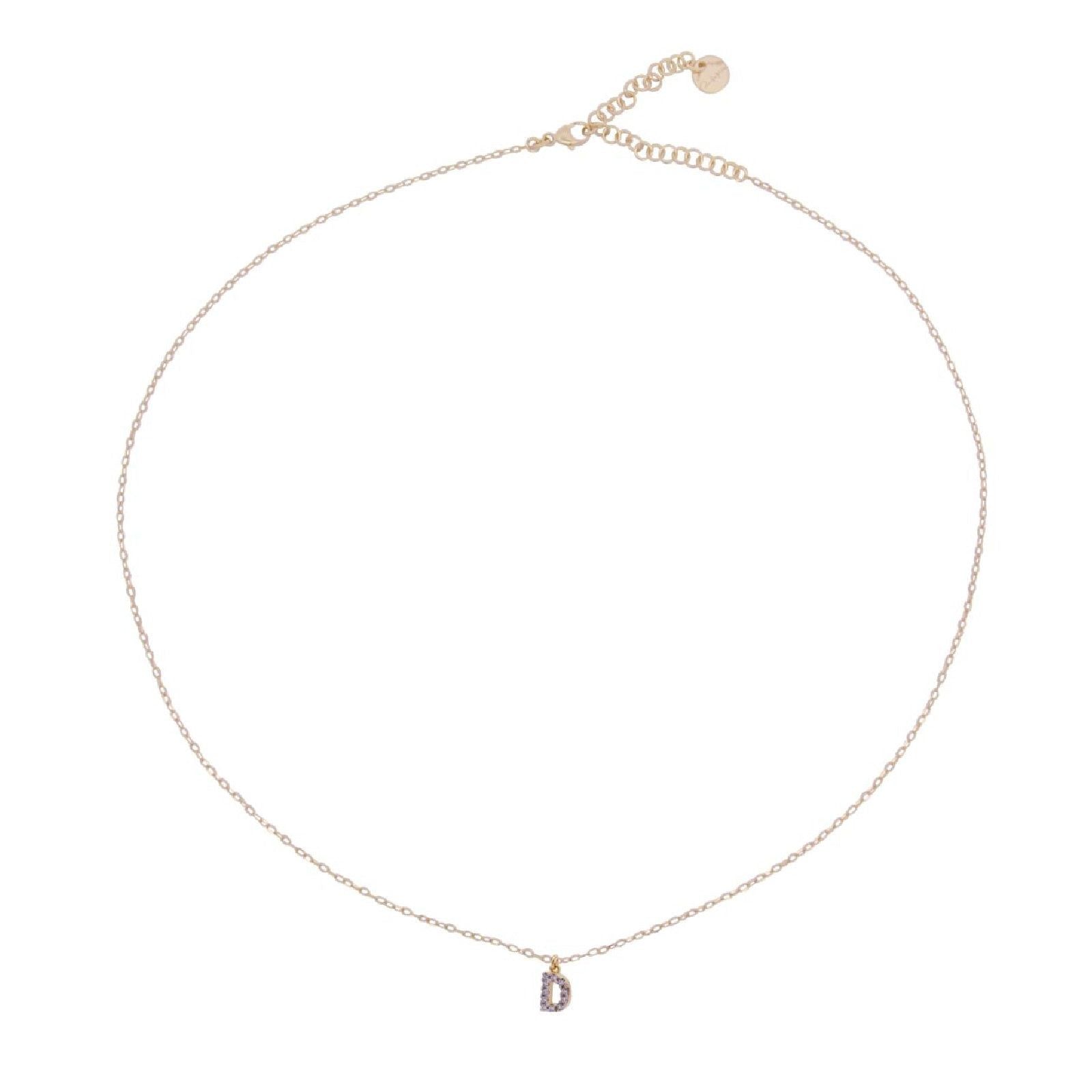 Collana Rue Des Mille Stardust Classic da donna GRZ-011-INIZ-AU-D-1