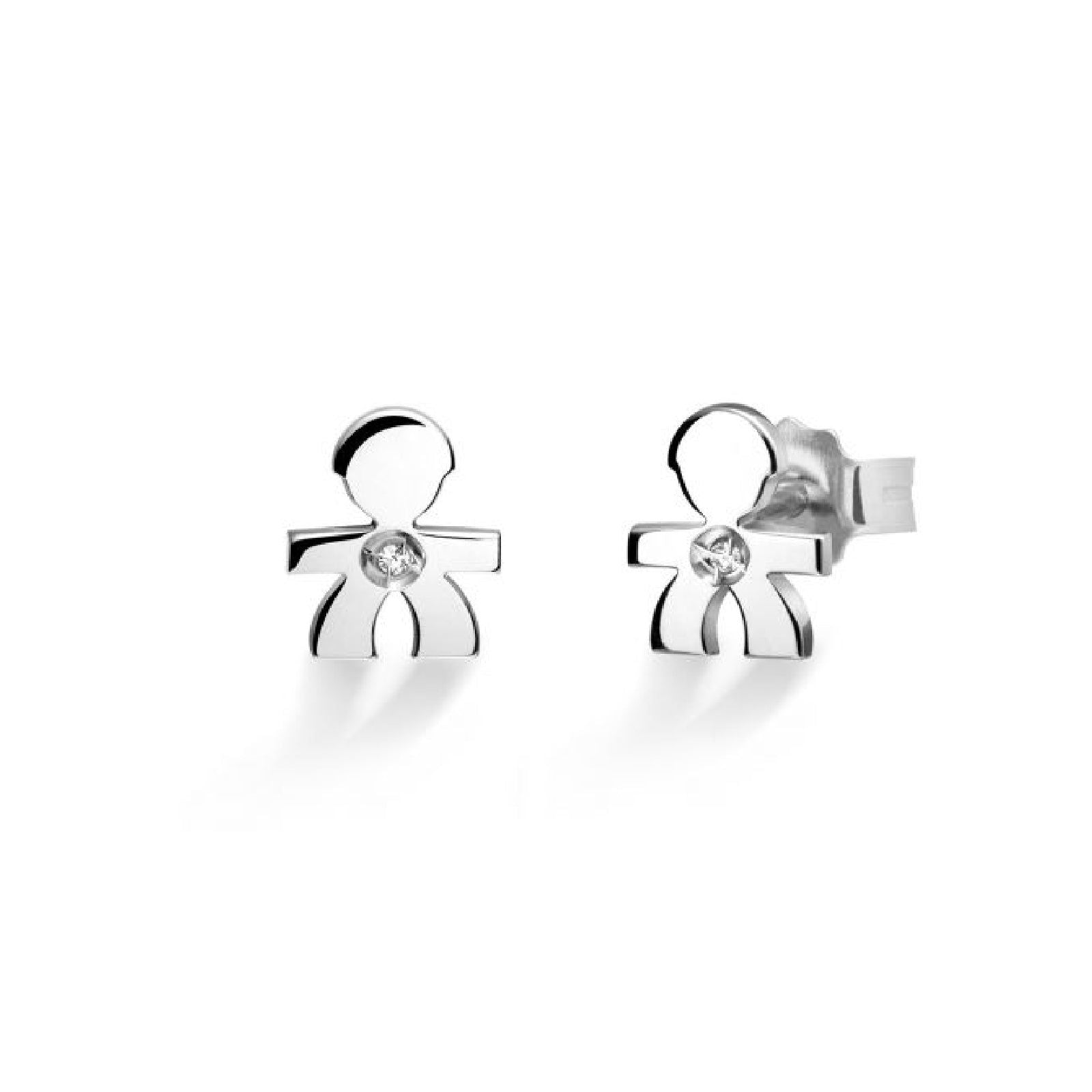 Pomellato Anello Iconica in oro bianco 18kt con diamante Pomellato Anello Iconica in oro bianco 18kt con diamante