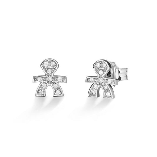 Mono orecchino leBebé Le Briciole da donna Orecchini in oro bianco LBB311-1