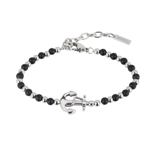 Bracciale Breil Black Onyx da uomo TJ2407-1