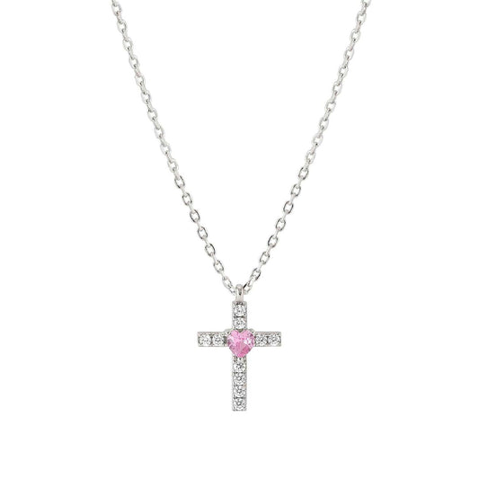 Collana da donna Nomination argento con croce di zirconi MISURA UNICA