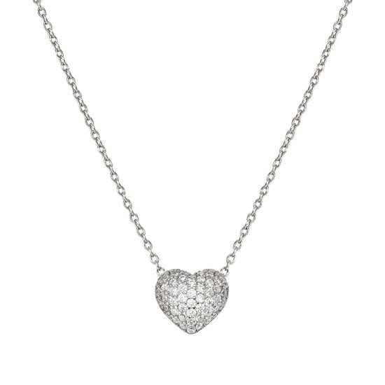 Collana Nomination LifePoetry con cuore ricoperto di zirconi MISURA UNICA