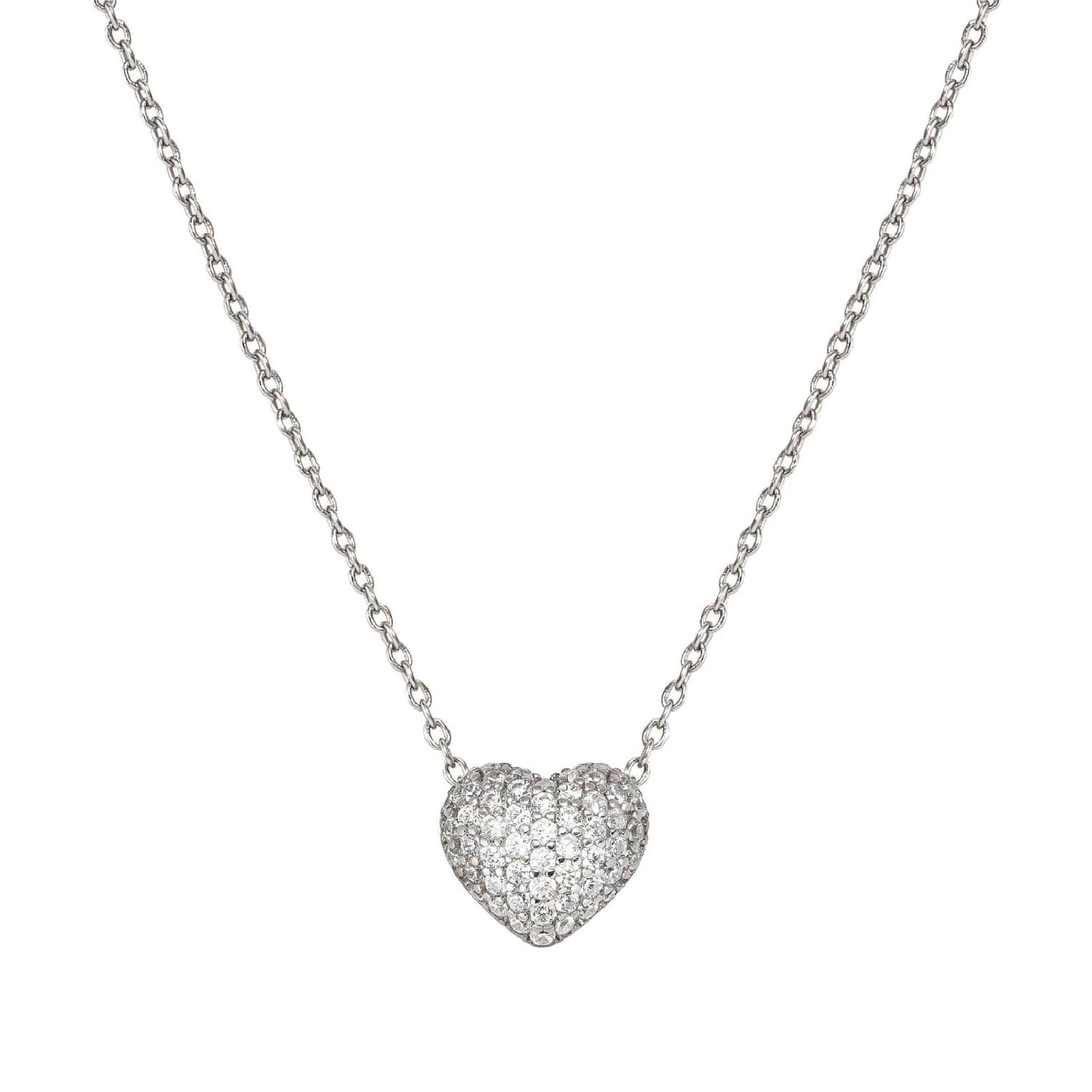 Collana Nomination LifePoetry con cuore ricoperto di zirconi MISURA UNICA