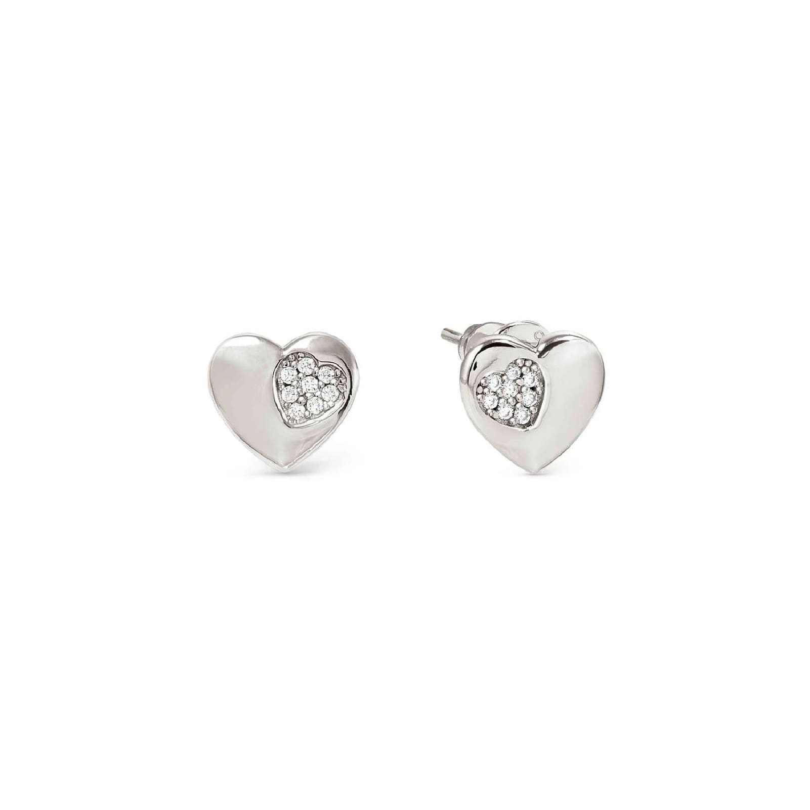 Orecchini Nomination Petit Sparkle cuore argento e zirconi MISURA UNICA