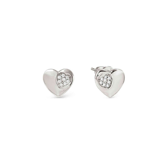 Orecchini Nomination Petit Sparkle cuore argento e zirconi MISURA UNICA