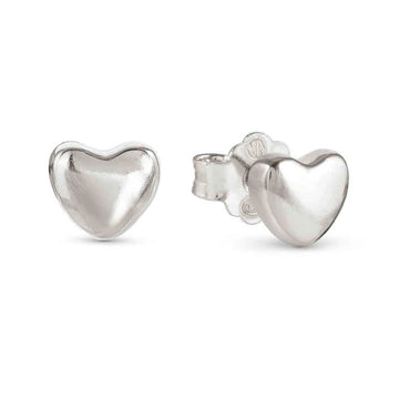 Orecchini a lobo Nomination in argento a forma di cuore 004
