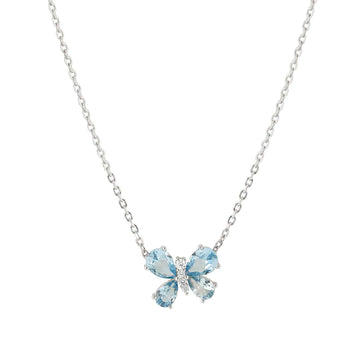 Collana donna Nomination argento con farfalla zirconi celeste MISURA UNICA
