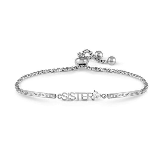 Bracciale Nomination Milleluci Family Edition scritta sister 19 cm