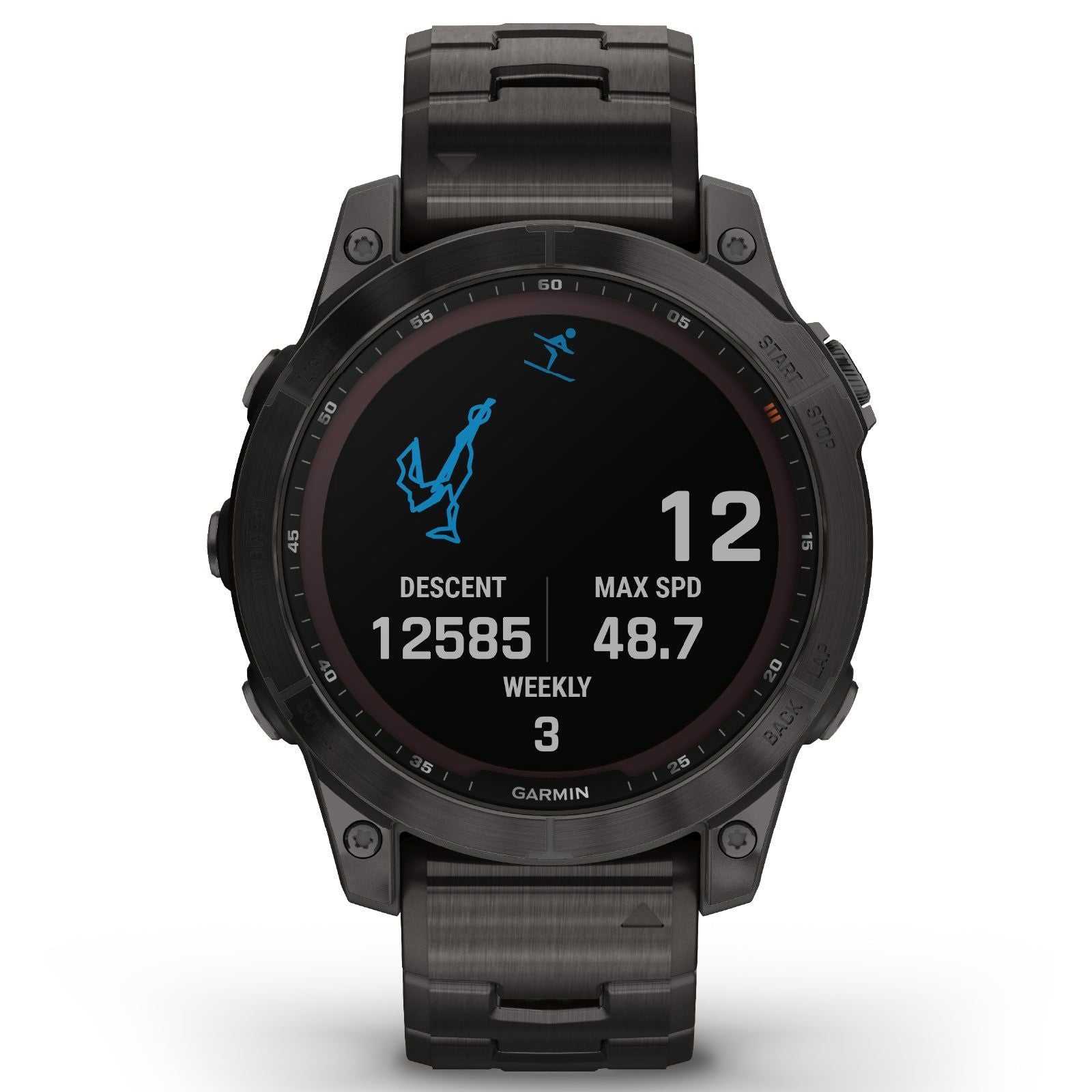 Orologio GPS Garmin Fenix 7 Sapphire Solar Edition unisex 010-02540-39-2