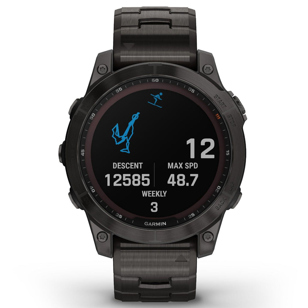 Orologio GPS Garmin Fēnix 7 Sapphire Solar Edition unisex