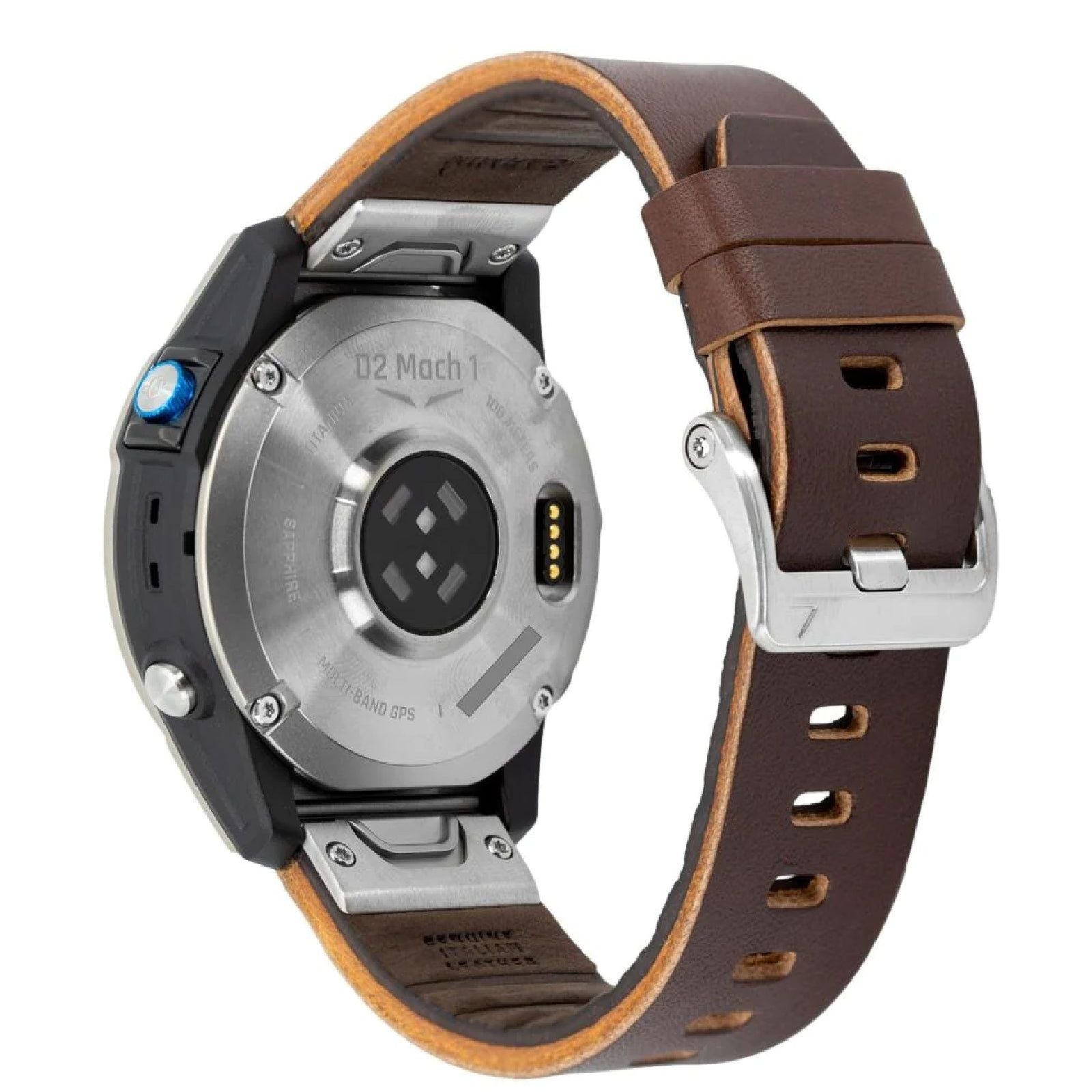 Orologio Smartwatch unisex Garmin D2 Mach 1 cassa 47mm e cinturino pelle 010-02582-55-6