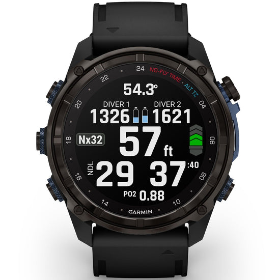 Orologio Smartwatch GPS unisex Garmin Descent™ Mk3i cassa di 51 mm e cinturino in silicone nero 010-02752-11 010-02752-11-2
