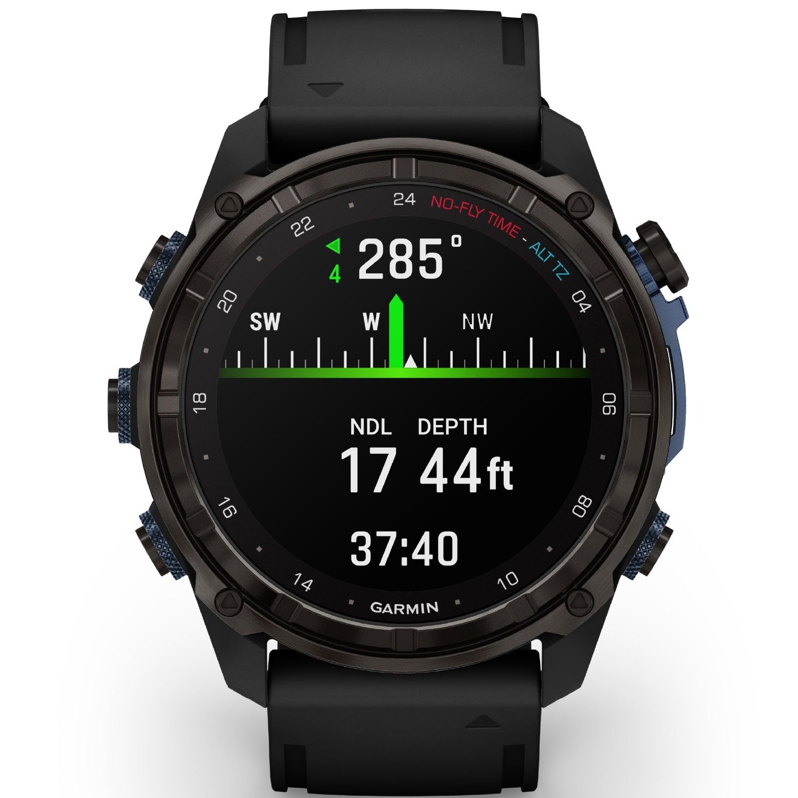 Orologio Smartwatch GPS unisex Garmin Descent™ Mk3i cassa di 51 mm e cinturino in silicone nero 010-02752-11 010-02752-11-5