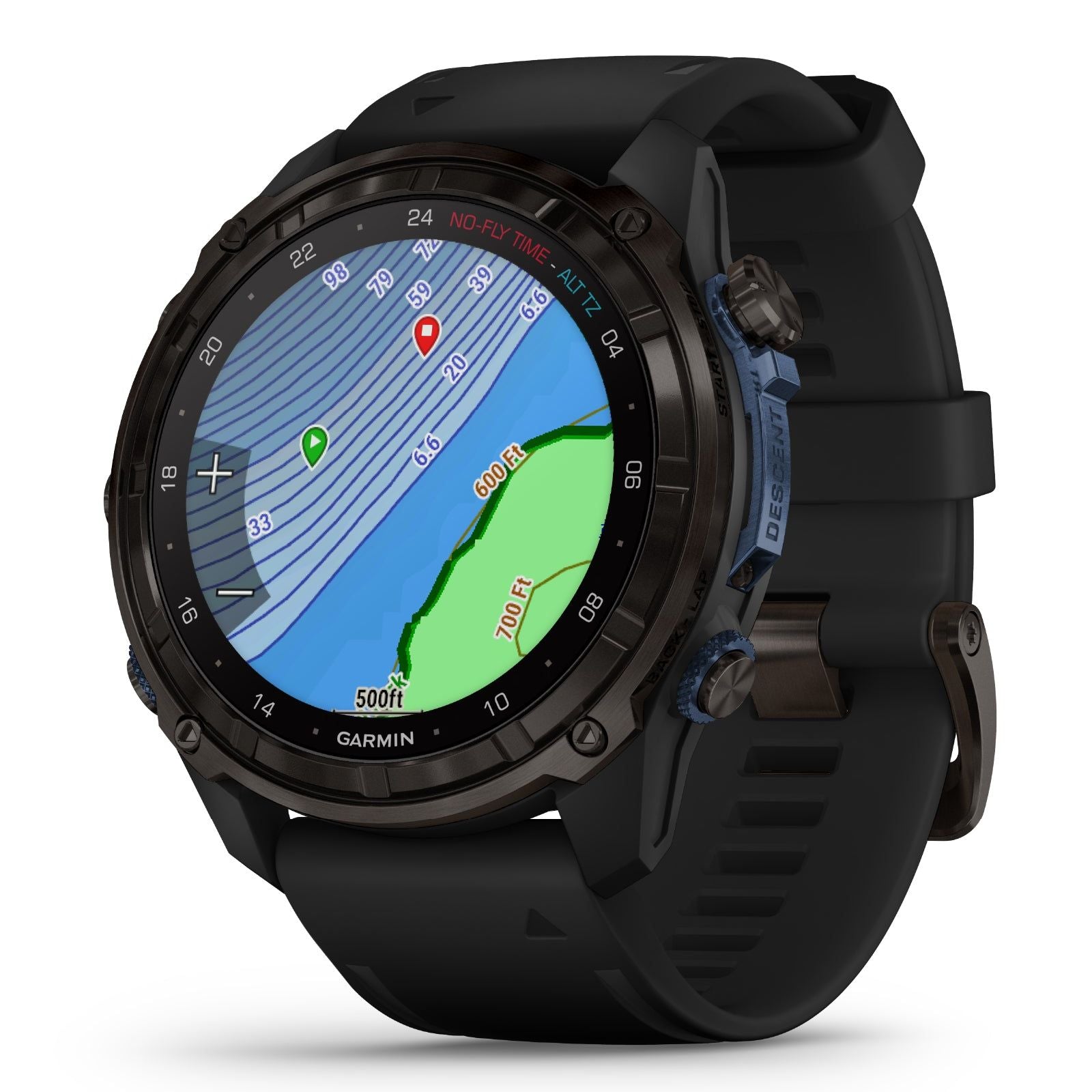 Orologio Smartwatch GPS unisex Garmin Descent™ Mk3i cassa di 51 mm e cinturino in silicone nero 010-02752-11 010-02752-11-8