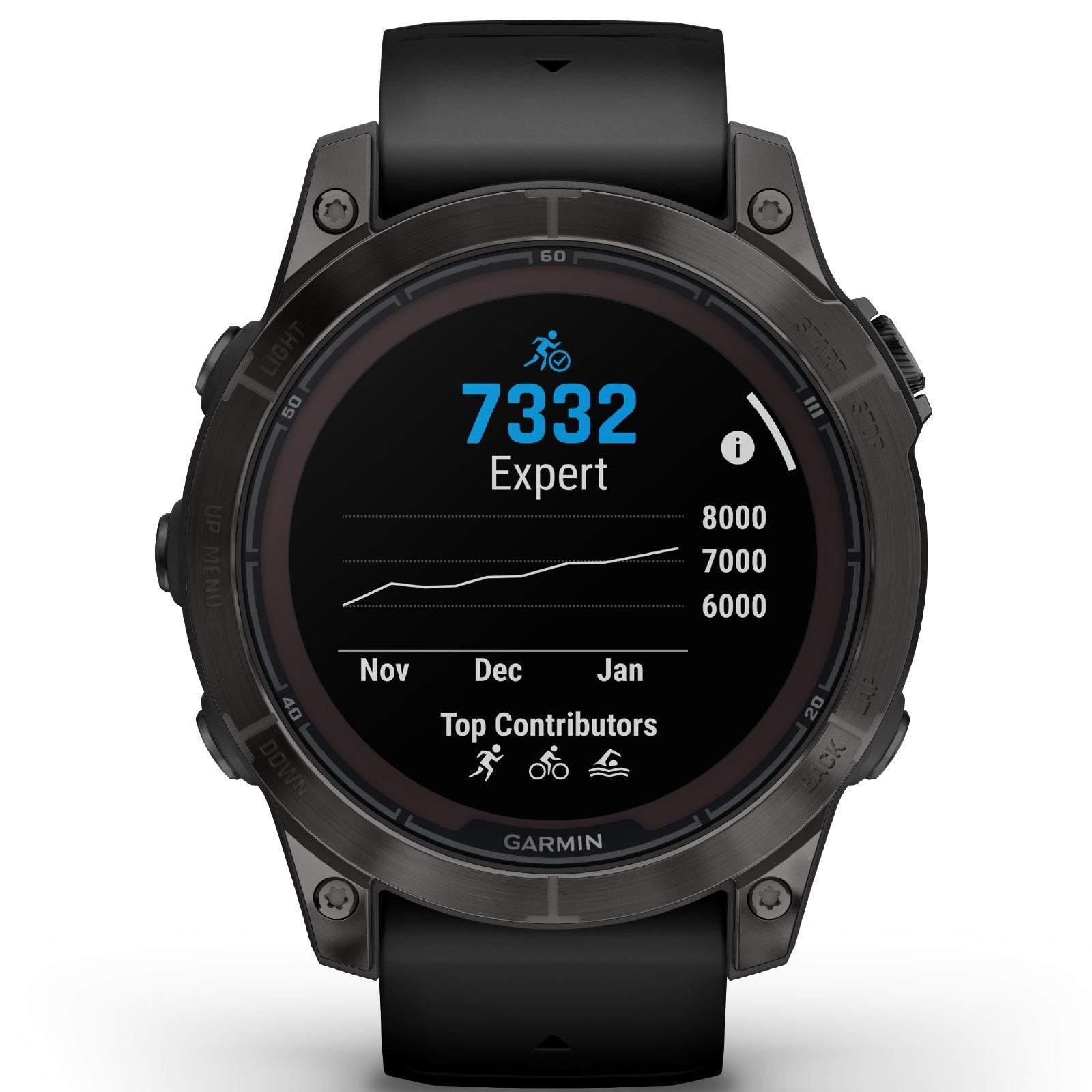 Orologio Smartwatch unisex Garmin Fenix® 7 Pro cassa 47 mm e silicone nero 010-02777-11-1